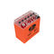 Bleisäure-fertigte kleine Motorrad-Batterie-Orange ISO14000 MF 12 Volt 9 Ampere-Stunden-Batterie besonders an